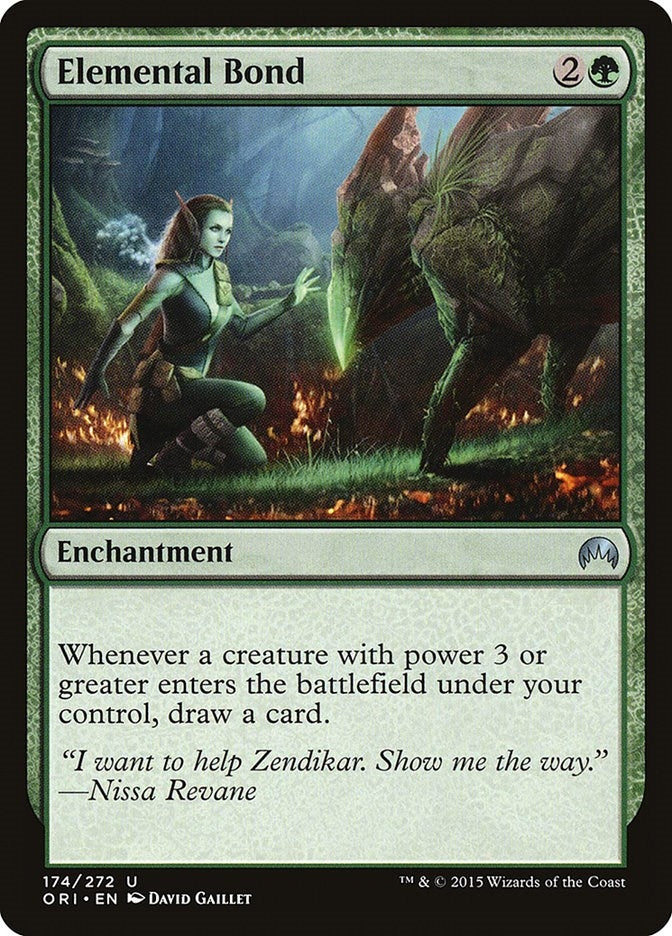Image for Elemental Bond (174) (Magic Origins) - Magic: The Gathering