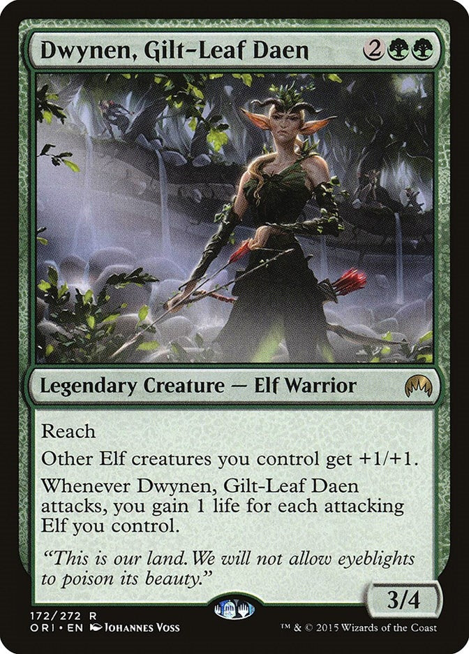 Image for Dwynen, Gilt-Leaf Daen (172) (Magic Origins) - Magic: The Gathering