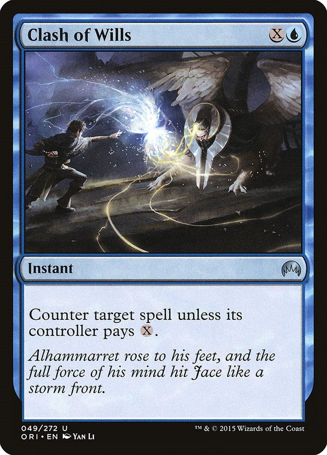 Image for Clash of Wills (49) (Magic Origins) - Magic: The Gathering