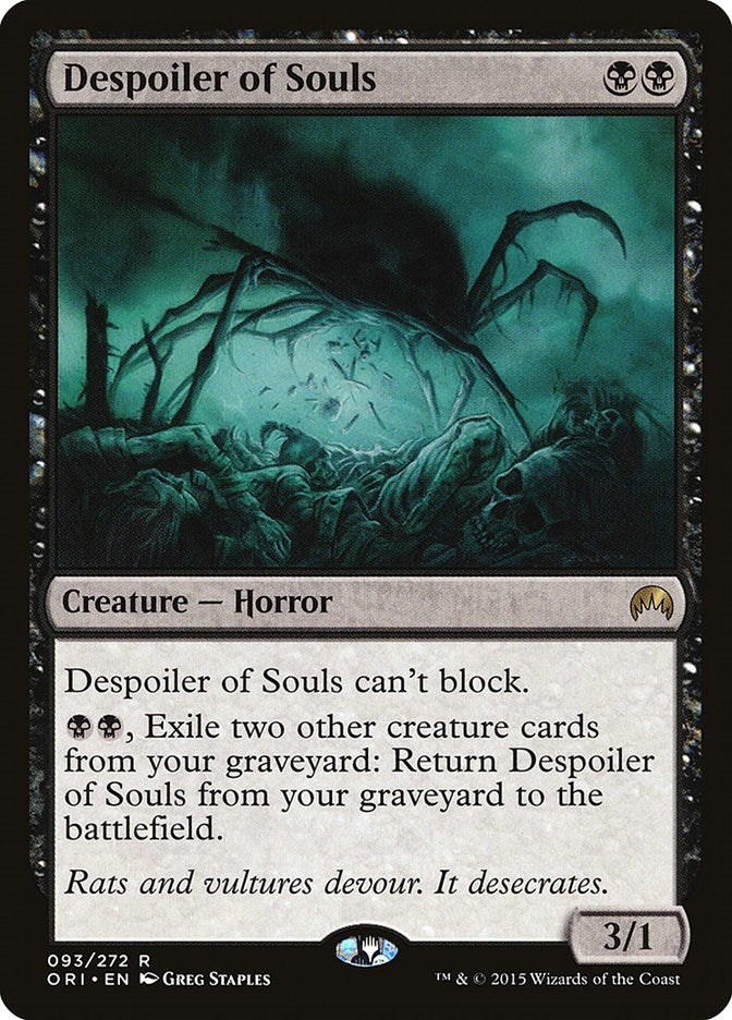Image for Despoiler of Souls (93) (Magic Origins) - Magic: The Gathering