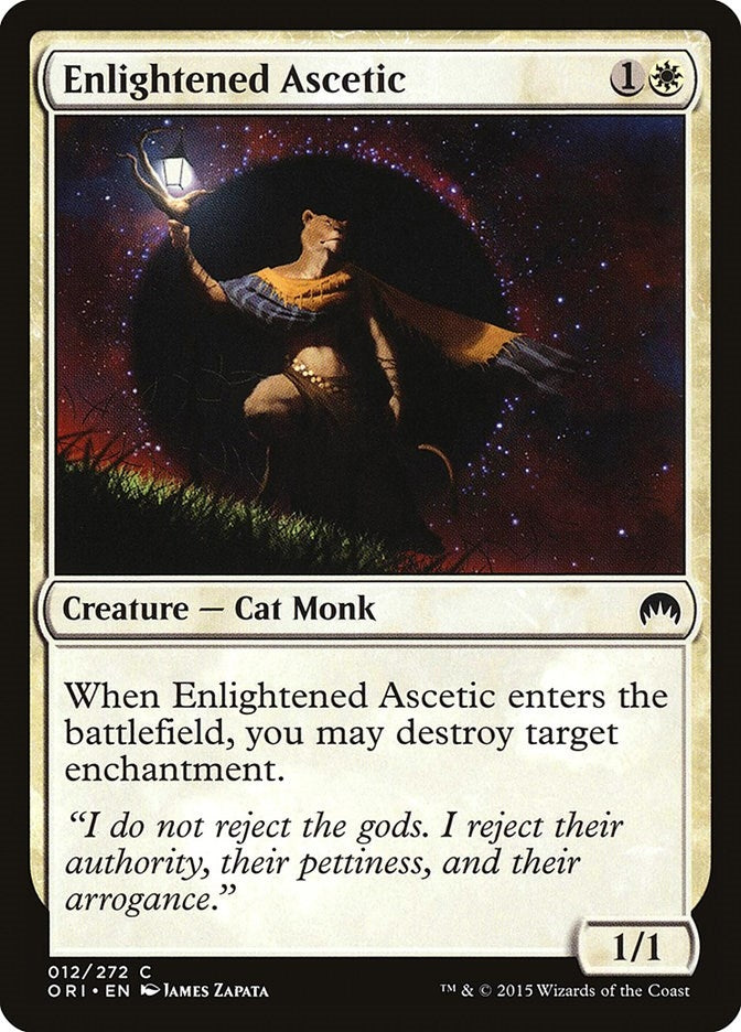 Image for Enlightened Ascetic (12) (Magic Origins) - Magic: The Gathering