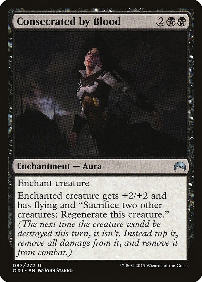 Image for Consecrated by Blood (87) (Magic Origins) - Magic: The Gathering