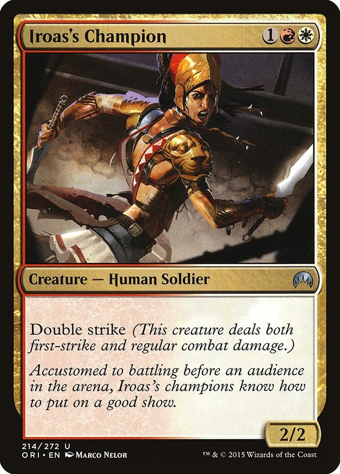 Image for Iroas's Champion (214) (Magic Origins) - Magic: The Gathering