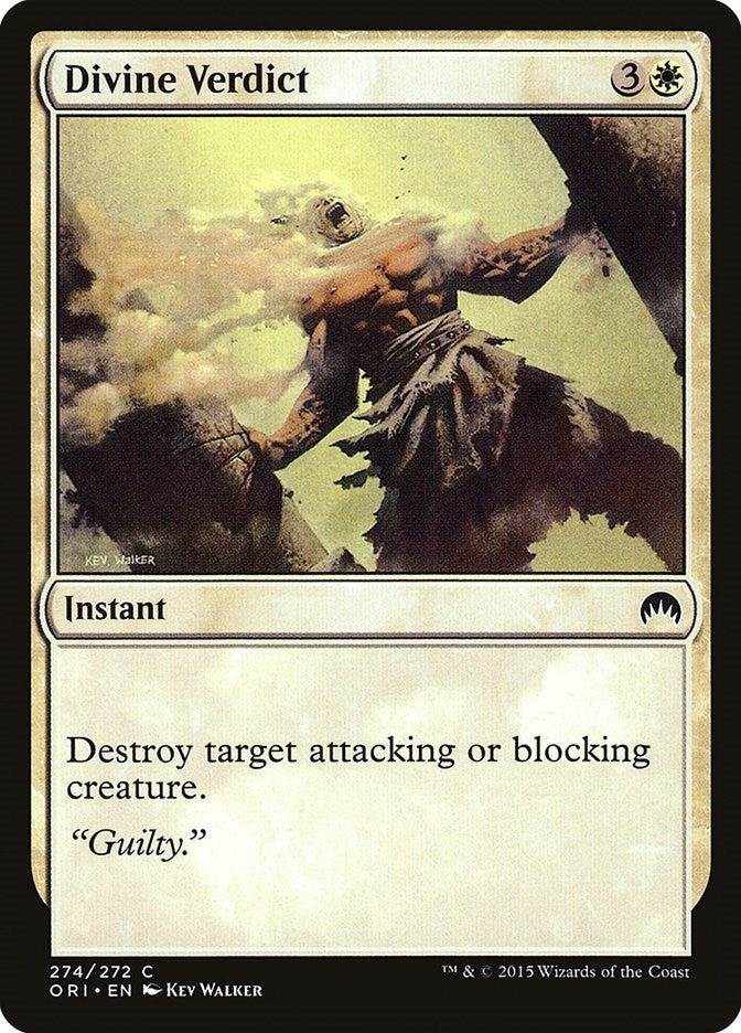 Image for Divine Verdict (274) (Magic Origins) - Magic: The Gathering
