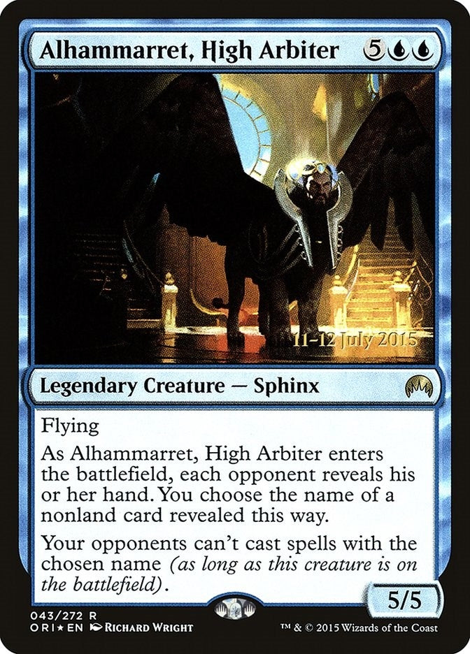 Image for Alhammarret, High Arbiter (43) (Prerelease Cards) - Magic: The Gathering