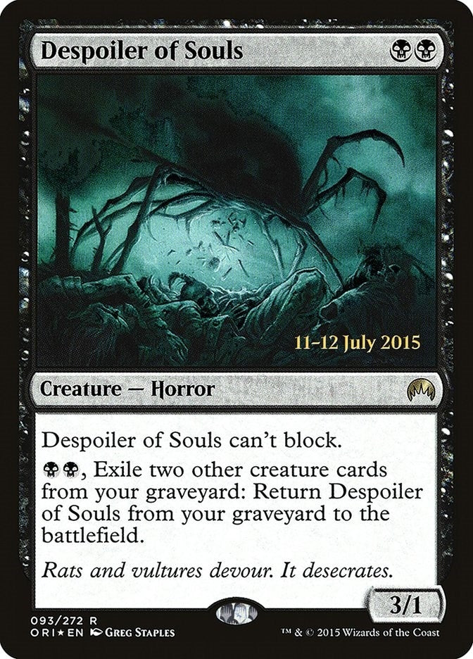 Image for Despoiler of Souls (93) (Prerelease Cards) - Magic: The Gathering