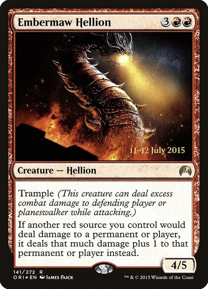 Image for Embermaw Hellion (141) (Prerelease Cards) - Magic: The Gathering