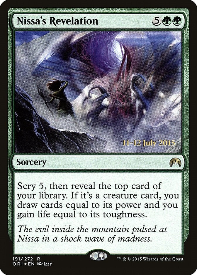 Image for Nissa's Revelation (191) (Prerelease Cards) - Magic: The Gathering