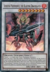 Image for Ignister Prominence, the Blasting Dracoslayer (CORE-EN050) (CORE) - YuGiOh
