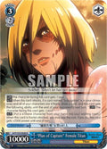 Image for "Plan of Capture" Female Titan (AOT/S35-E089 R) (Attack on Titan) - Weiss Schwarz