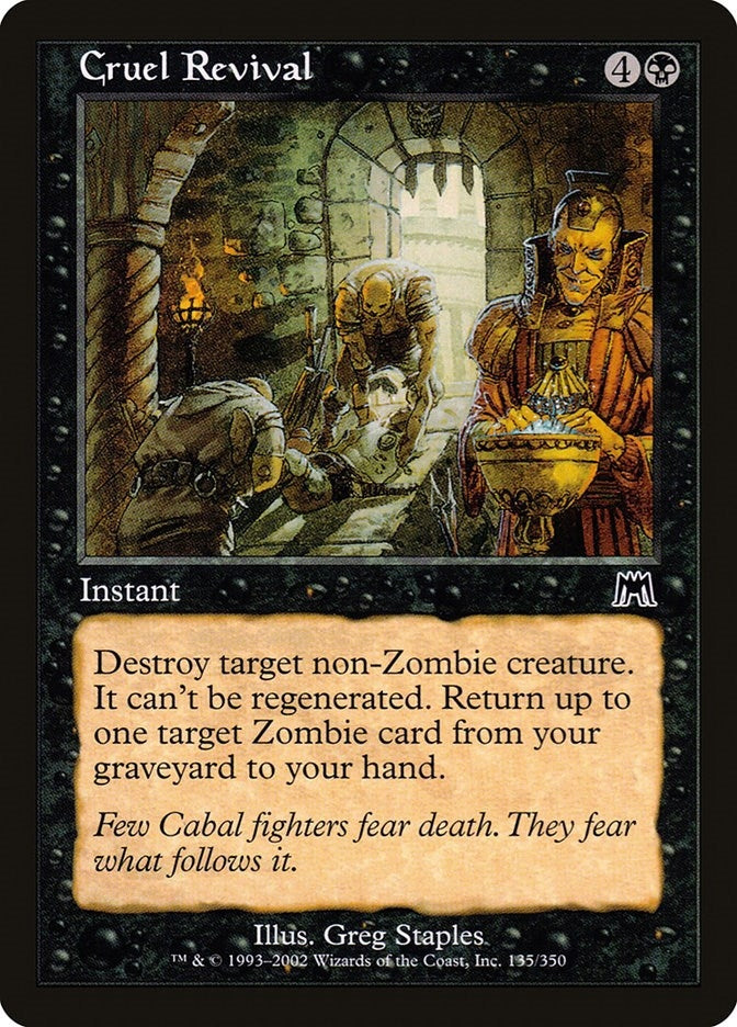 Image for Cruel Revival (135) (Onslaught) - Magic: The Gathering
