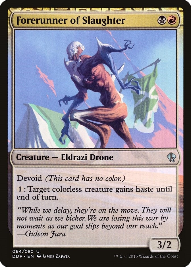 Image for Forerunner of Slaughter (64) (Zendikar vs. Eldrazi) - Magic: The Gathering