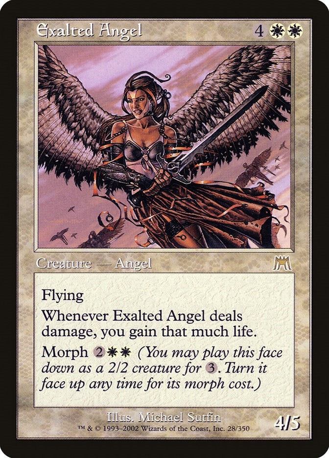 Image for Exalted Angel (28) (Onslaught) - Magic: The Gathering