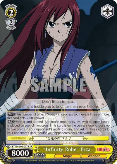Image for "Infinity Robe" Erza (SR) (FT/EN-S02-007S SR) (Fairy Tail ver.E) - Weiss Schwarz
