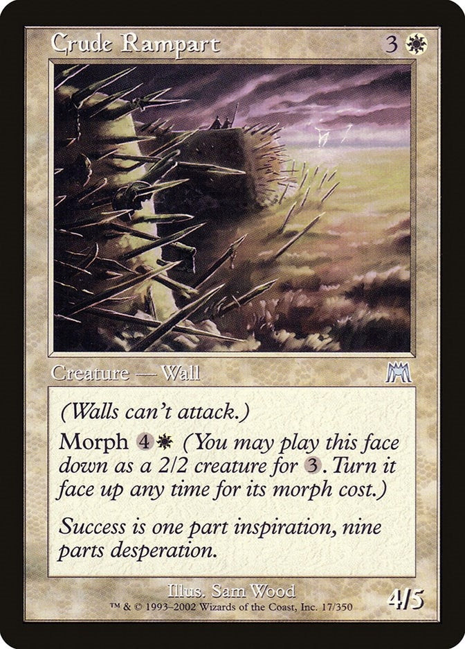 Image for Crude Rampart (17) (Onslaught) - Magic: The Gathering