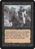 Image for Black Knight (Alpha Edition) - Magic: The Gathering