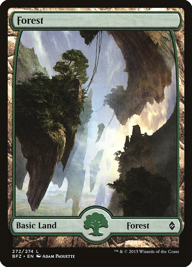 Image for Forest (272) - Full Art (272) (Battle for Zendikar) - Magic: The Gathering