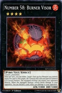 Image for Number 58: Burner Visor (MP15-EN122) (MP15) - YuGiOh