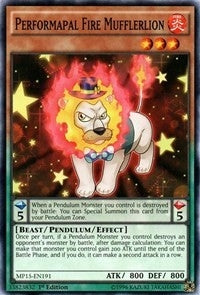 Image for Performapal Fire Mufflerlion (MP15-EN191) (MP15) - YuGiOh