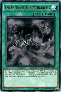 Image for Tenacity of the Monarchs (MP15-EN232) (MP15) - YuGiOh