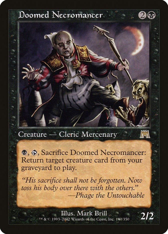 Image for Doomed Necromancer (140) (Onslaught) - Magic: The Gathering