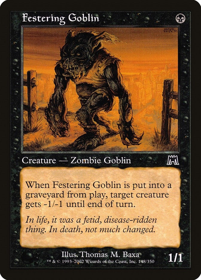 Image for Festering Goblin (148) (Onslaught) - Magic: The Gathering