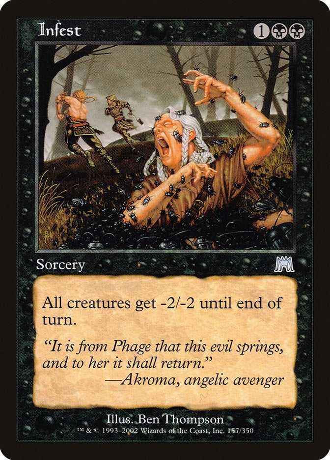 Image for Infest (157) (Onslaught) - Magic: The Gathering