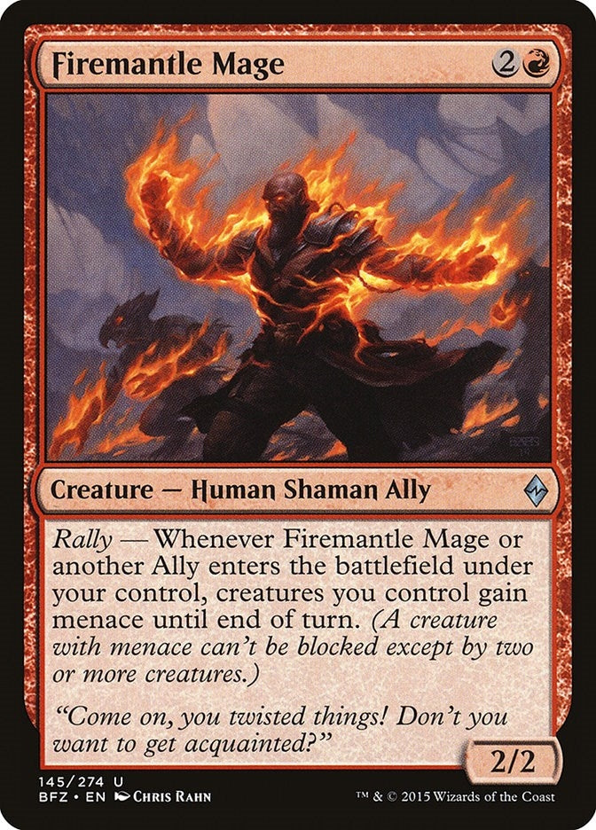 Image for Firemantle Mage (145) (Battle for Zendikar) - Magic: The Gathering