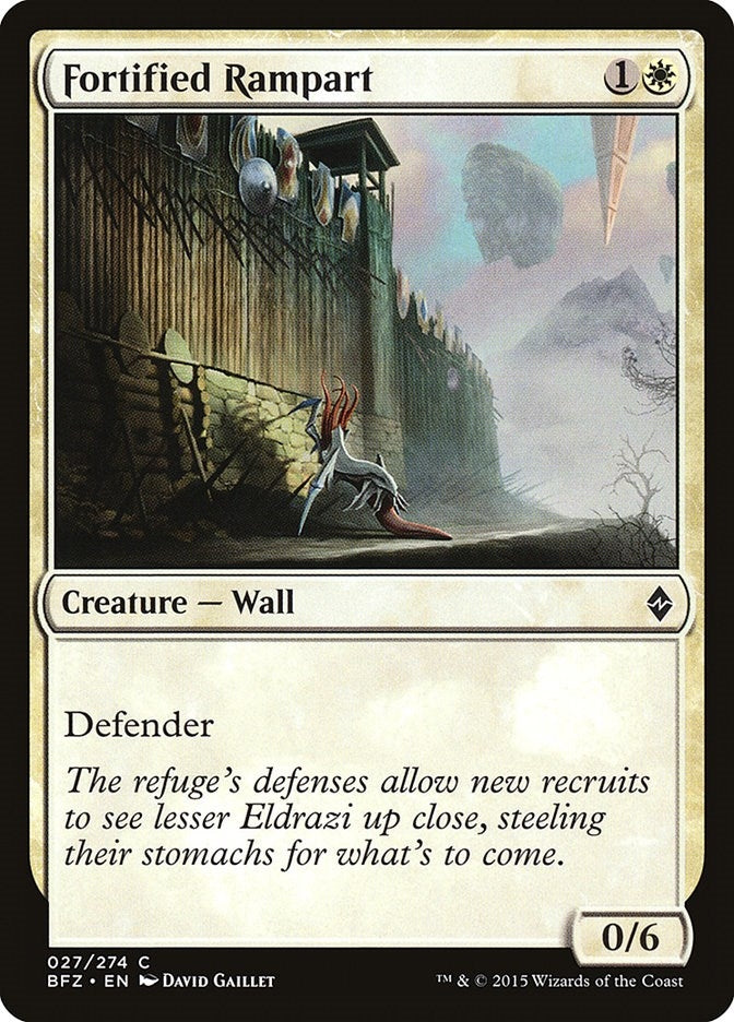 Image for Fortified Rampart (27) (Battle for Zendikar) - Magic: The Gathering