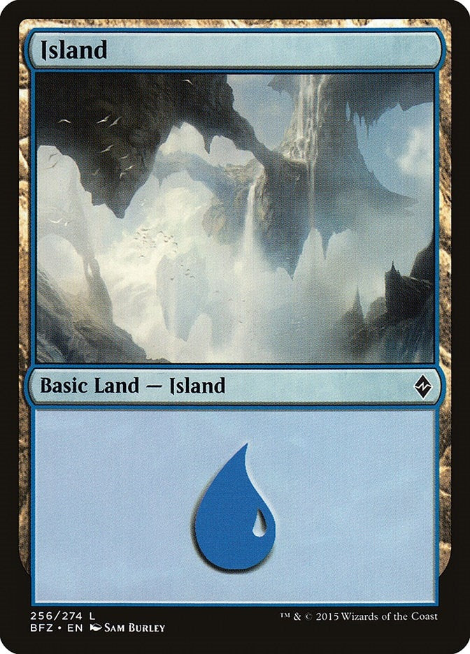 Image for Island (256) (256) (Battle for Zendikar) - Magic: The Gathering