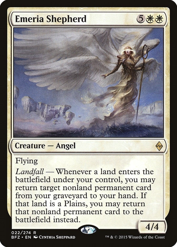 Image for Emeria Shepherd (22) (Battle for Zendikar) - Magic: The Gathering