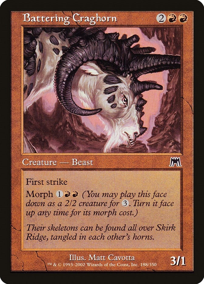 Image for Battering Craghorn (188) (Onslaught) - Magic: The Gathering