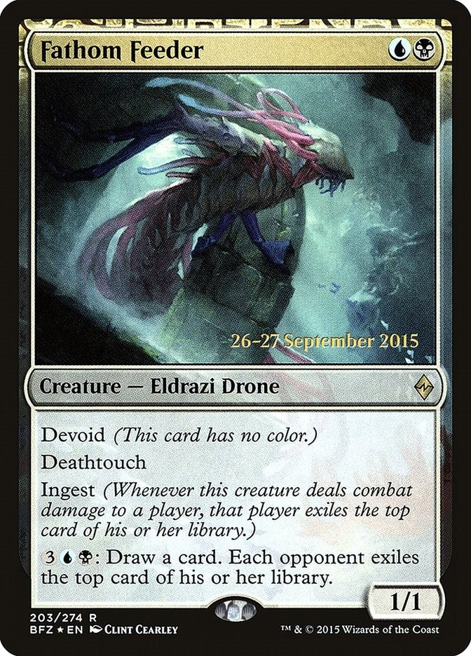 Image for Fathom Feeder (203) (Prerelease Cards) - Magic: The Gathering