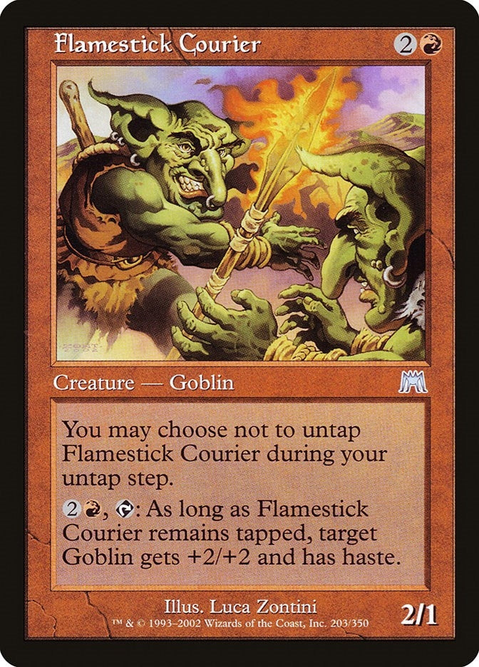 Image for Flamestick Courier (203) (Onslaught) - Magic: The Gathering
