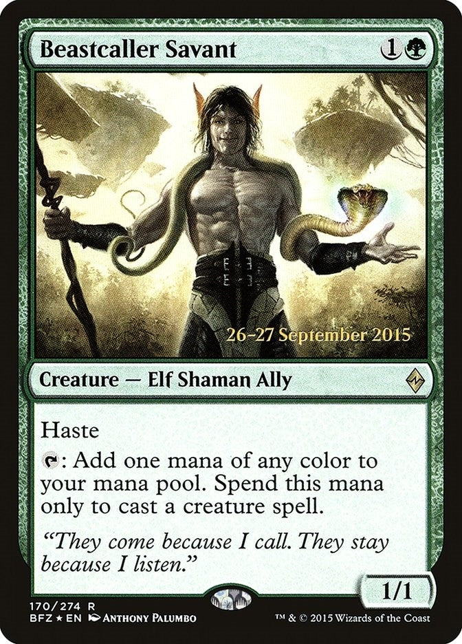 Image for Beastcaller Savant (170) (Prerelease Cards) - Magic: The Gathering
