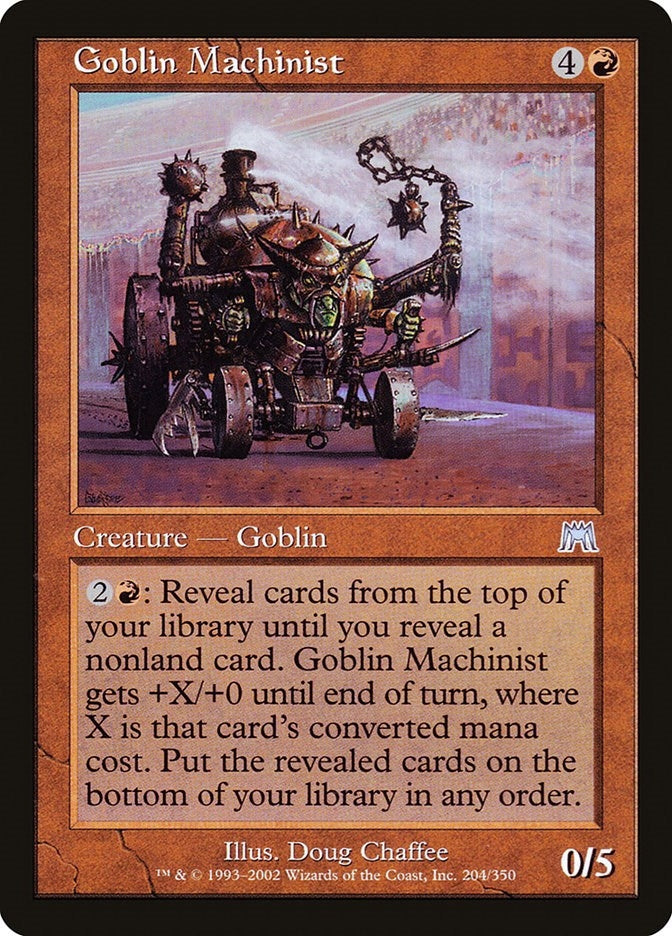 Image for Goblin Machinist (204) (Onslaught) - Magic: The Gathering