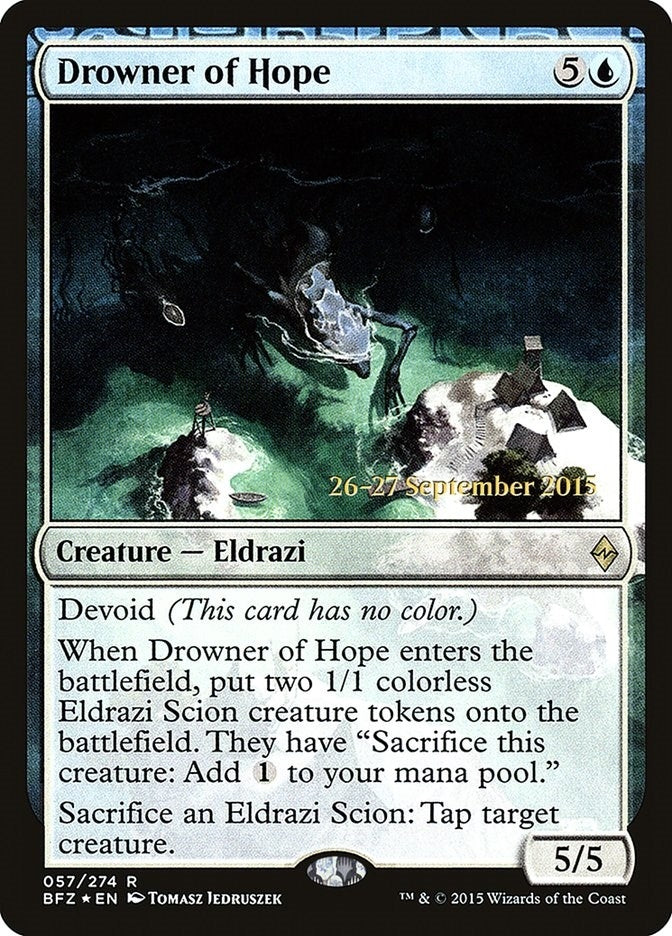 Image for Drowner of Hope (57) (Prerelease Cards) - Magic: The Gathering