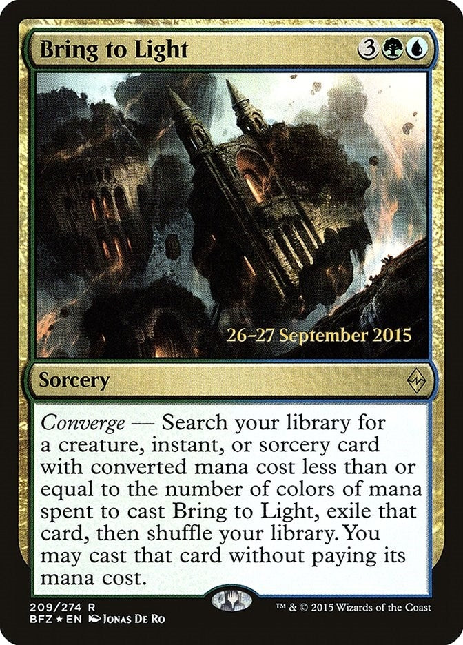 Image for Bring to Light (209) (Prerelease Cards) - Magic: The Gathering