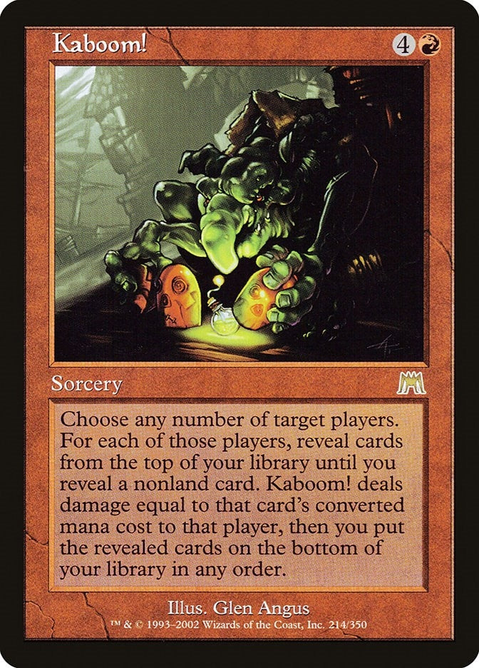 Image for Kaboom! (214) (Onslaught) - Magic: The Gathering