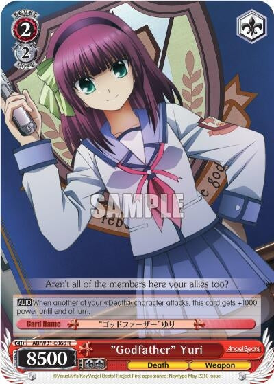Image for "Godfather" Yuri (AB/W31-E068 R) (Angel Beats! Re:Edit) - Weiss Schwarz
