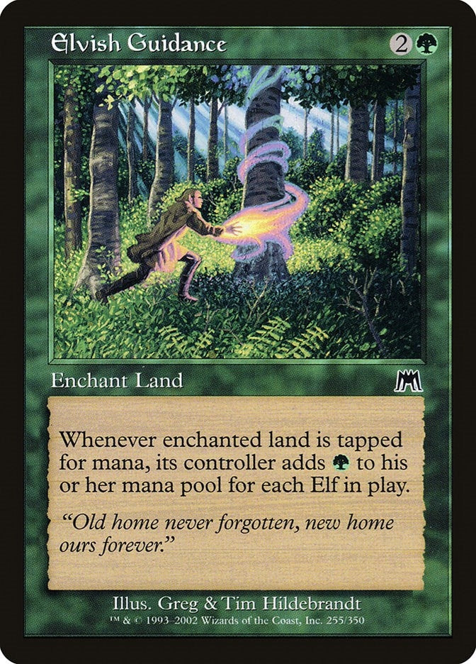 Image for Elvish Guidance (255) (Onslaught) - Magic: The Gathering