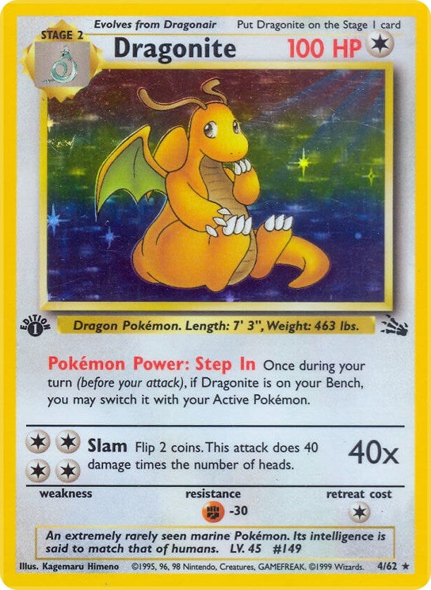 Image for Dragonite (4) (04/62) (FO) - Pokemon