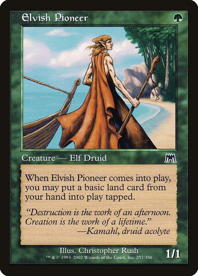 Image for Elvish Pioneer (257) (Onslaught) - Magic: The Gathering