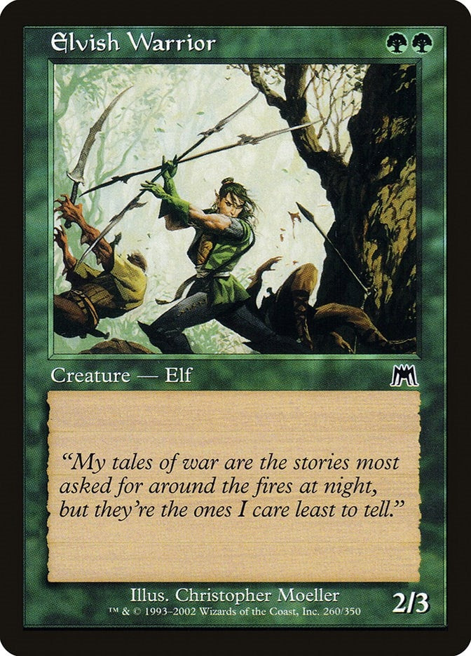 Image for Elvish Warrior (260) (Onslaught) - Magic: The Gathering