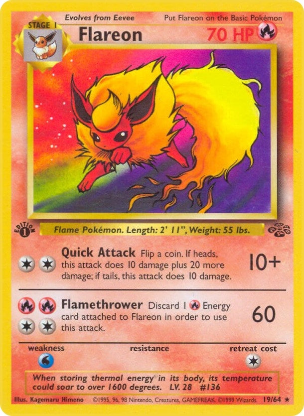 Image for Flareon (19) (19/64) (JU) - Pokemon