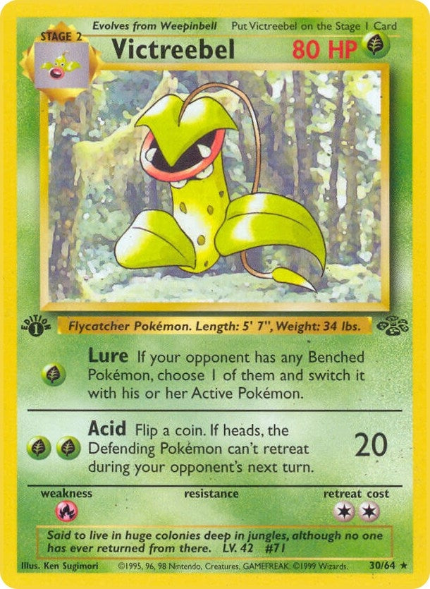 Image for Victreebel (30) (30/64) (JU) - Pokemon