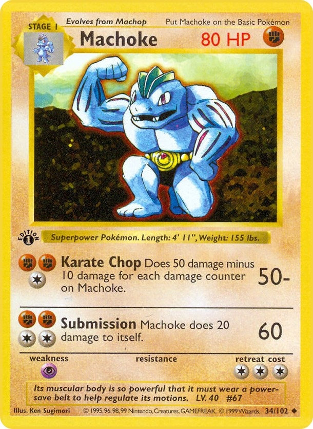 Image for Machoke (034/102) (BSS) - Pokemon