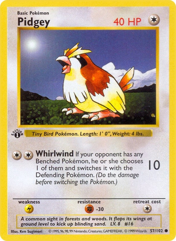 Image for Pidgey (057/102) (BSS) - Pokemon