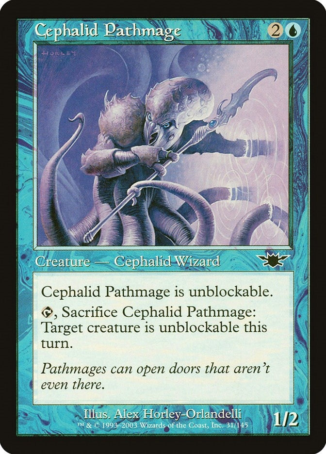 Image for Cephalid Pathmage (31) (Legions) - Magic: The Gathering