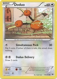 Image for Doduo (115) (115/162) (BKT) - Pokemon